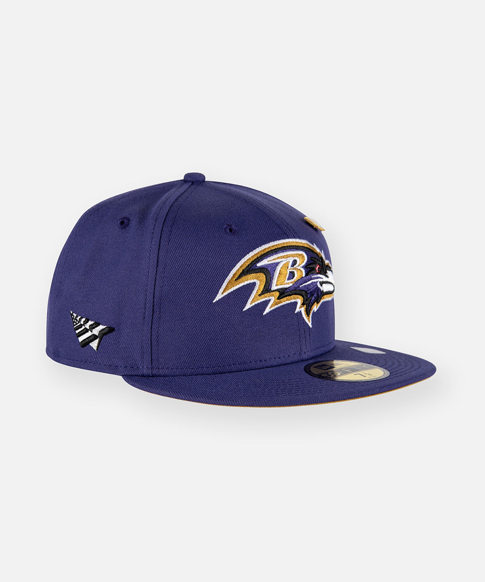 Paper Planes x Baltimore Ravens 59Fifty Fitted Hat