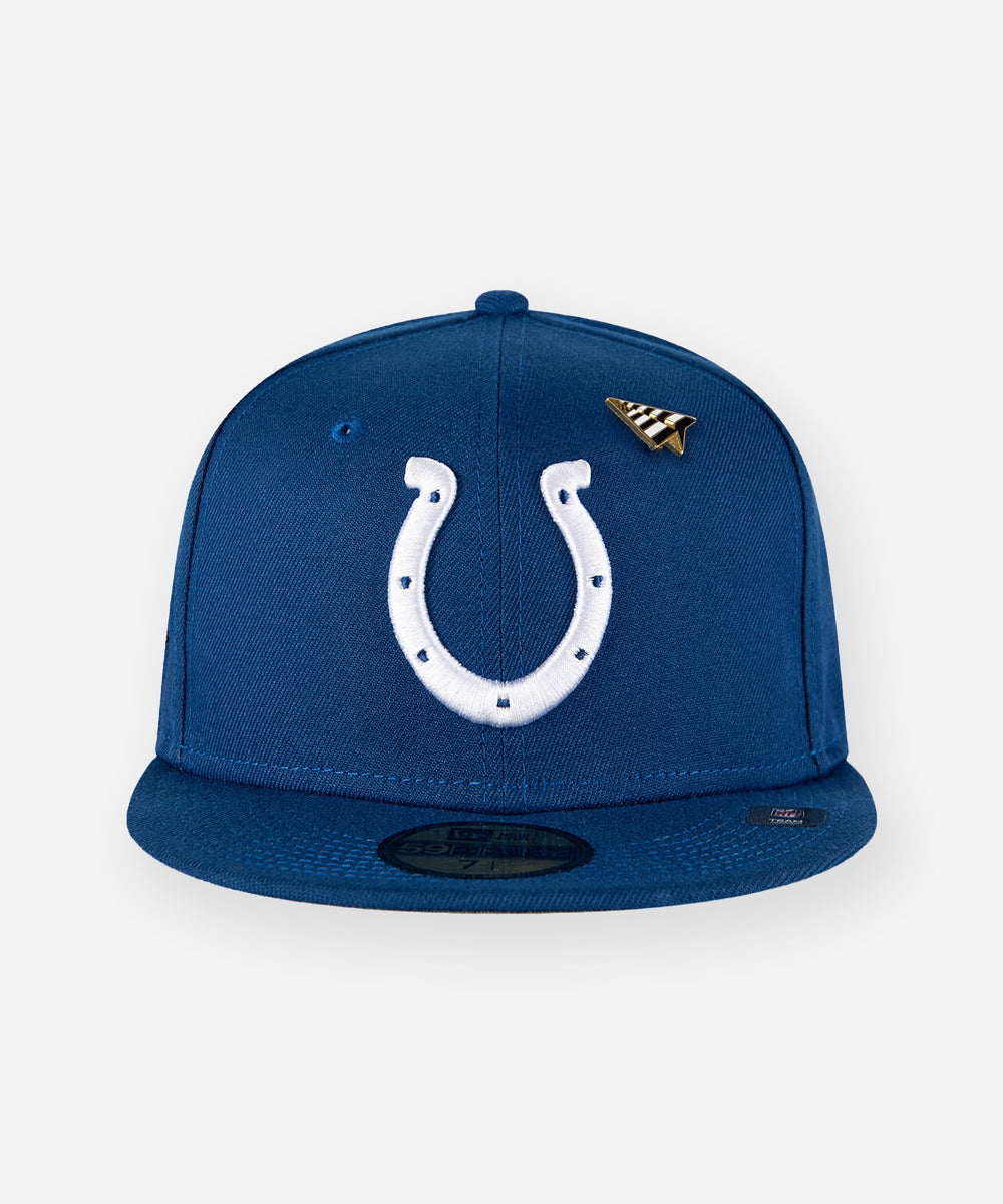 New Era Indianapolis Colts Team Basic 59fifty Fitted Cap In Gray