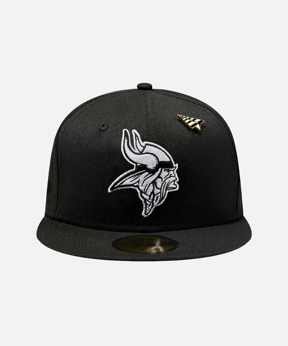 Minnesota Vikings New Era Black on Black Low Profile 59FIFTY II