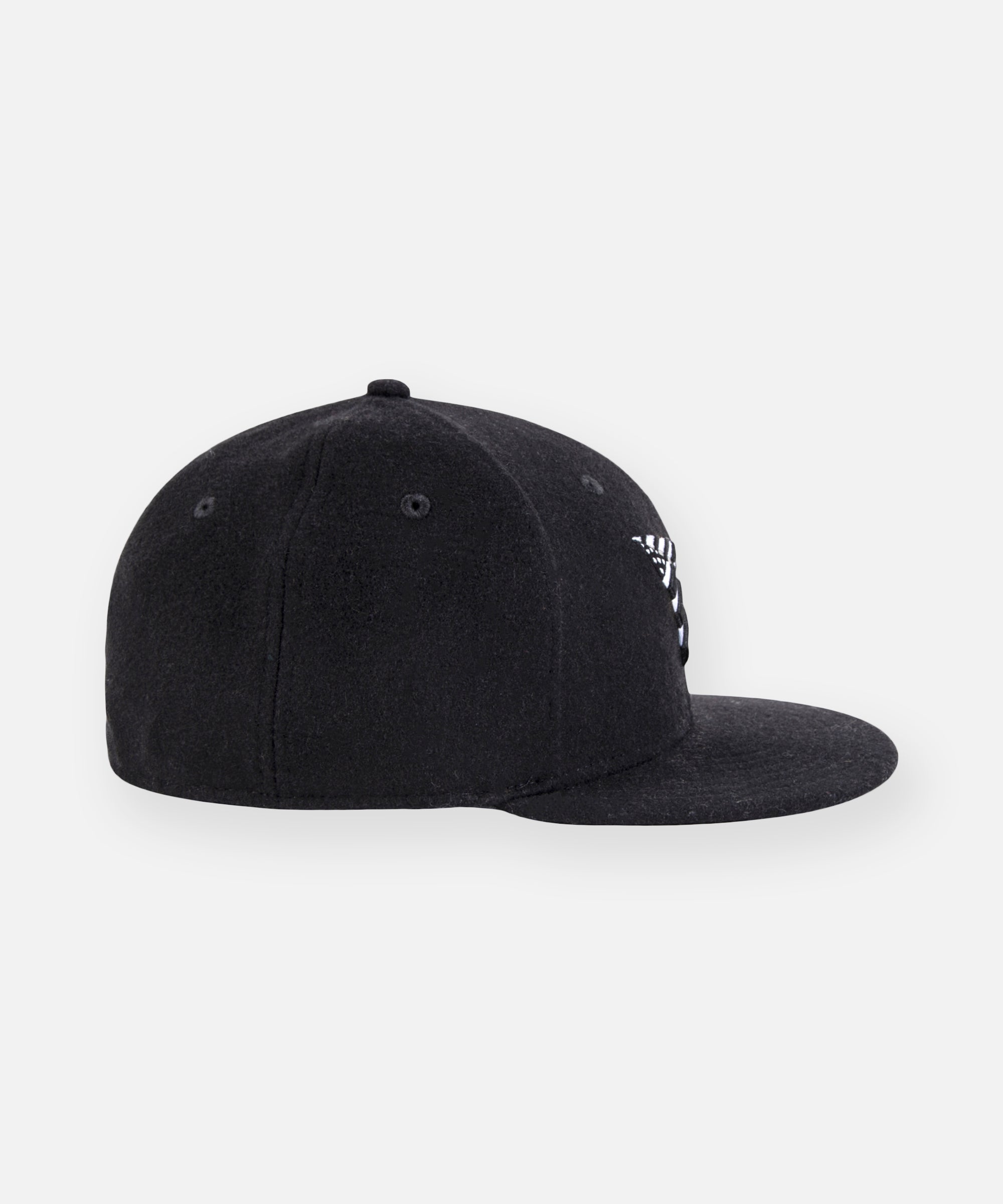 Wool Melton Crown 9Fifty Leather Strapback Hat