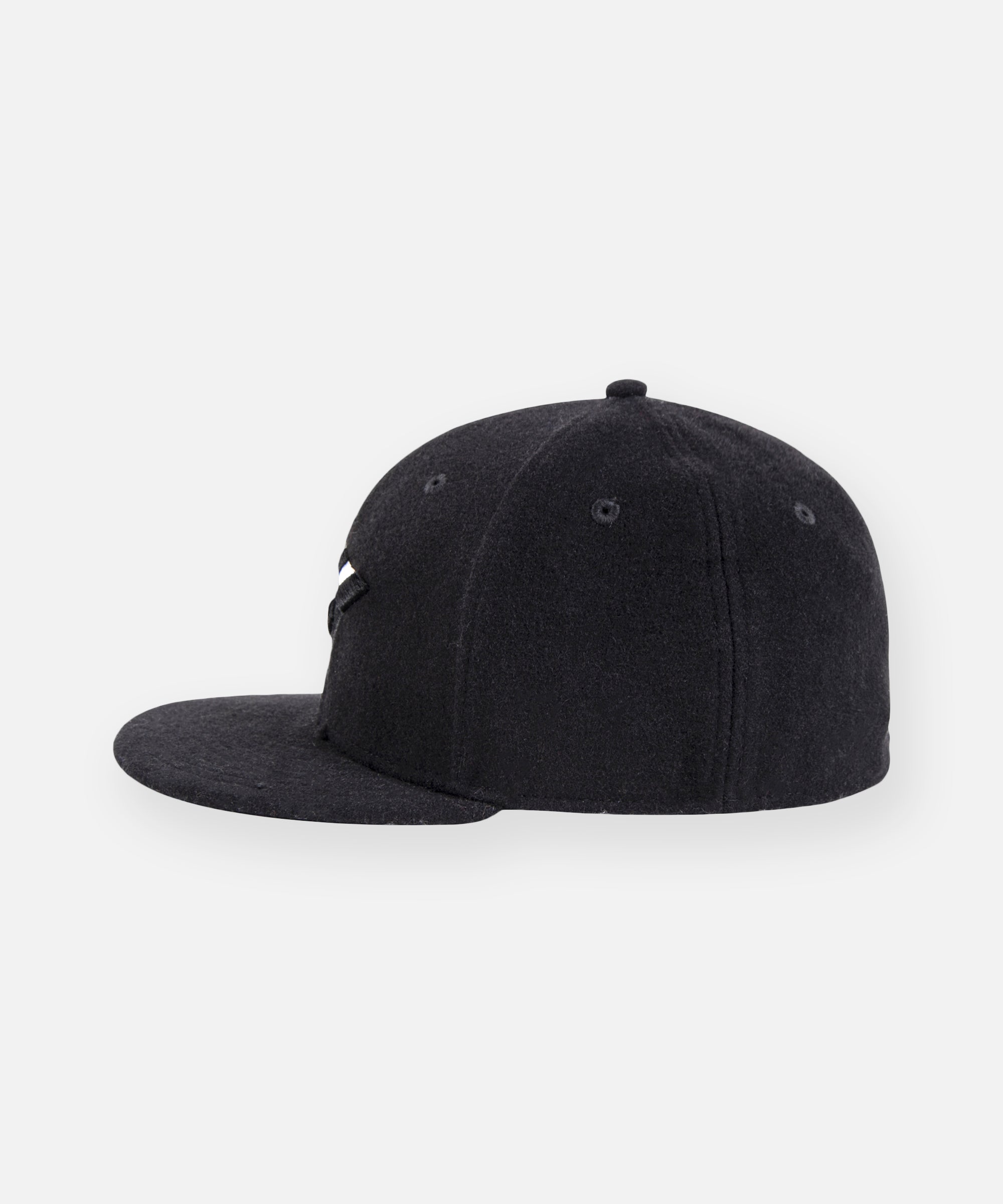 Wool Melton Crown 9Fifty Leather Strapback Hat