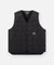 CUSTOM_ALT_TEXT: Paper Planes All-Purpose Quilted Vest, color Black.