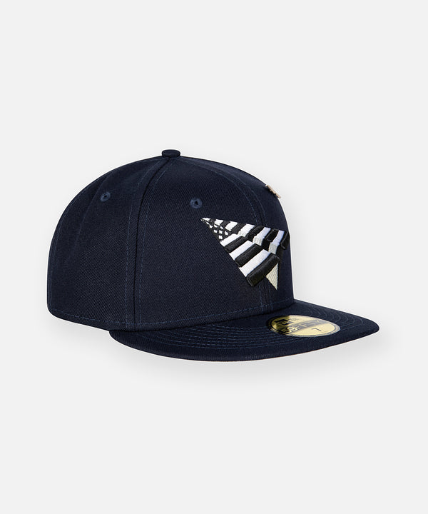 Navy Boy Crown Fitted Hat