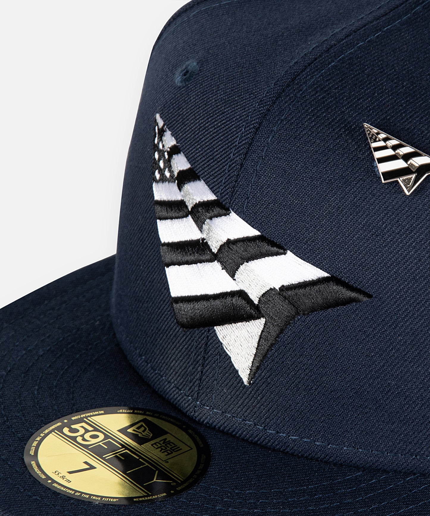 Navy Boy Crown Fitted Hat