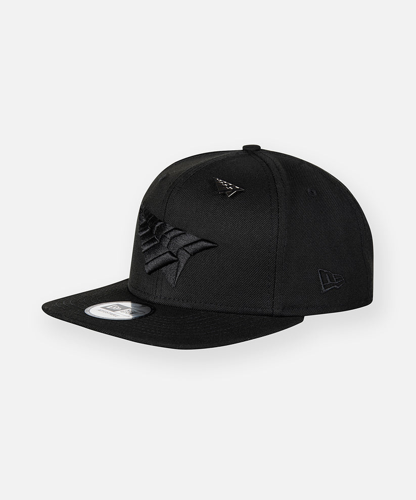 Blackout Crown Old School Snapback Hat