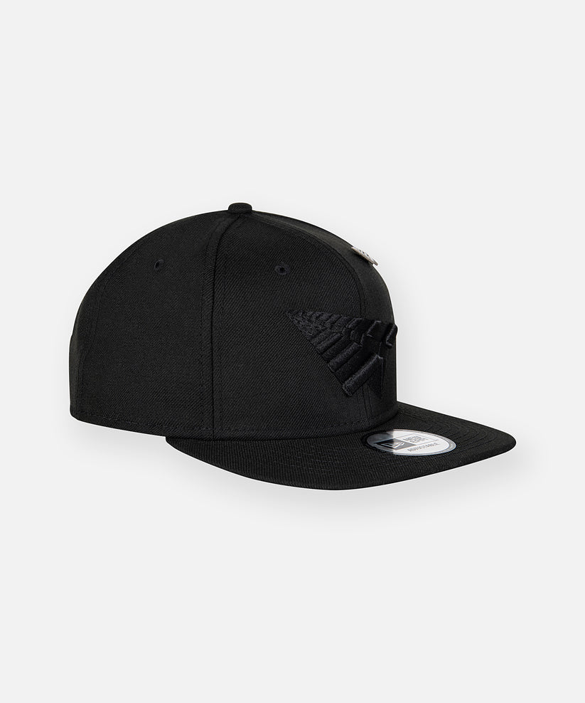 Blackout Crown Old School Snapback Hat