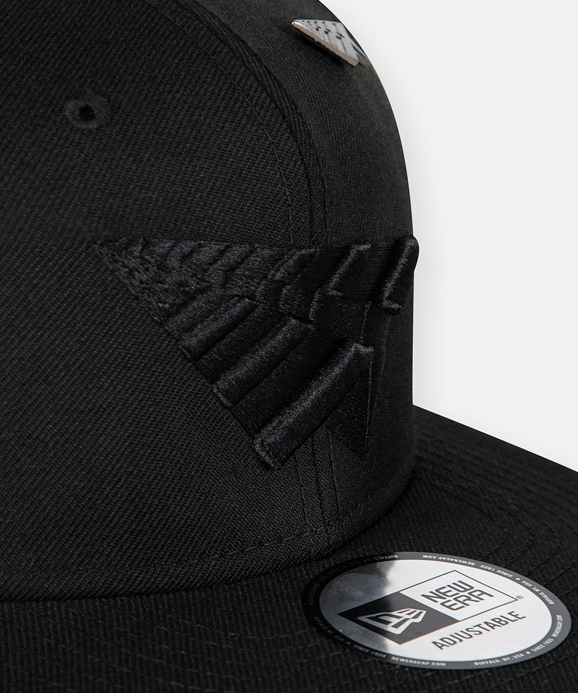 Blackout Crown Old School Snapback Hat