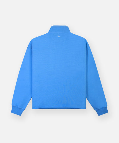 Open Hem Half Zip Sweatshirt