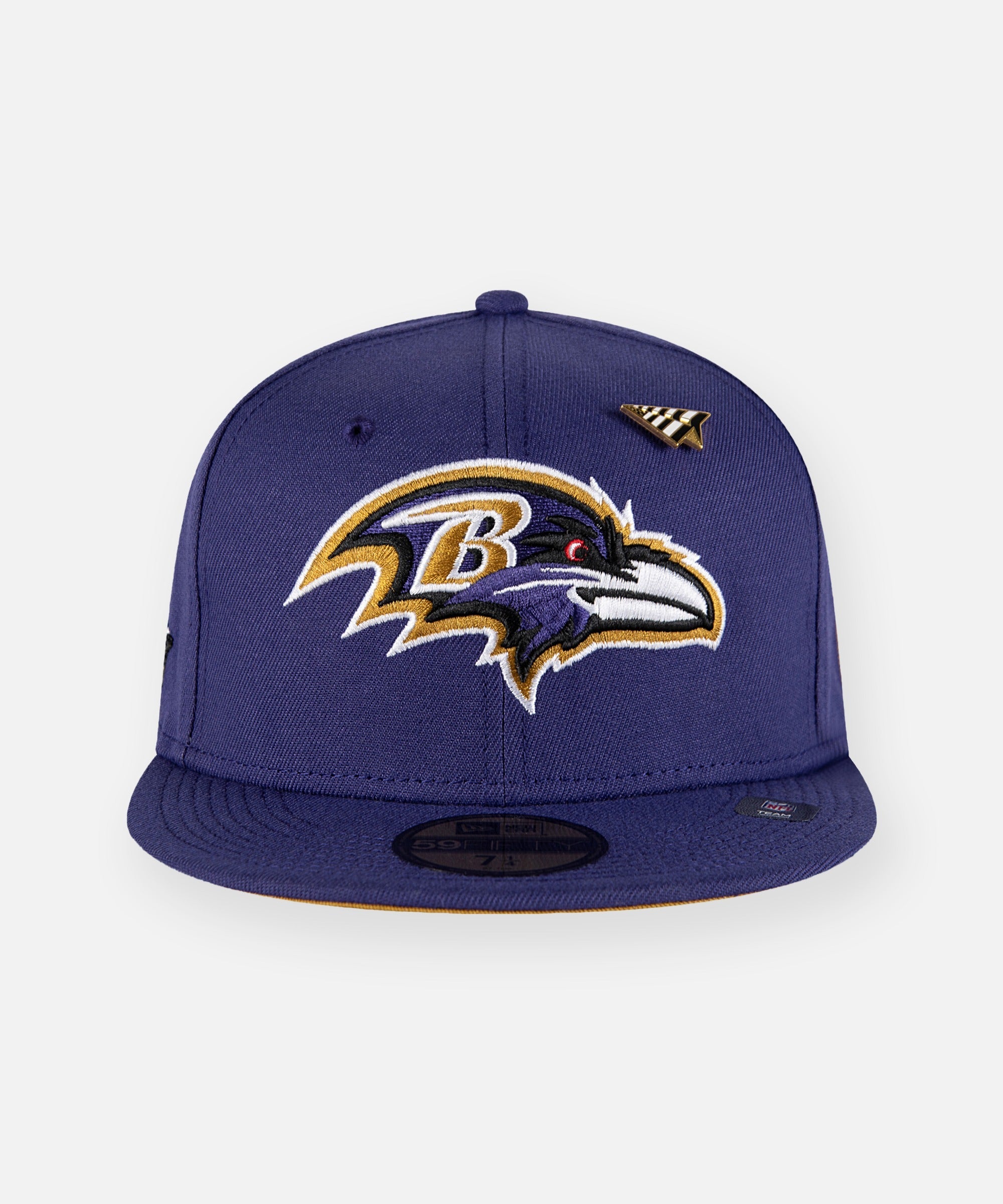 Paper Planes x Baltimore Ravens Team Color 59Fifty Fitted Hat