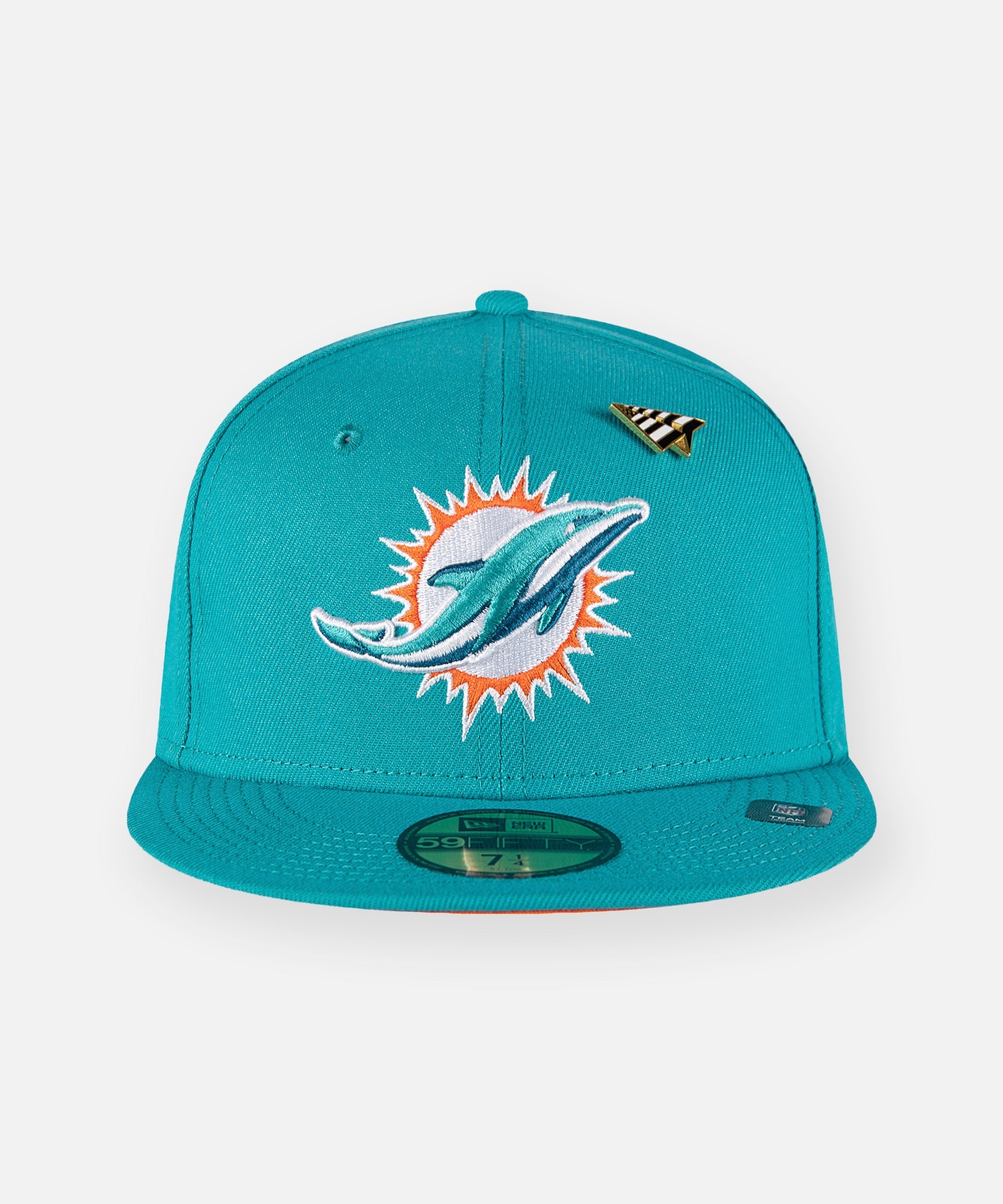 Miami Dolphins New Era Color Pack 59FIFTY Fitted Hat - Pink