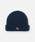 CUSTOM_ALT_TEXT: Paper Planes Wharfman Beanie, color Navy.