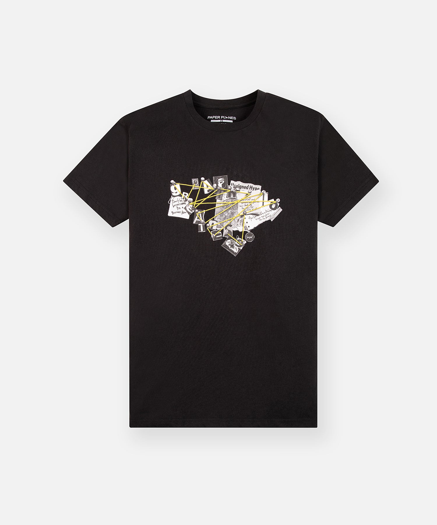 Flying Paper Planes (Blk) Minimalist | Kids T-Shirt