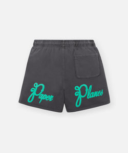 Script Logo Puff Print Short