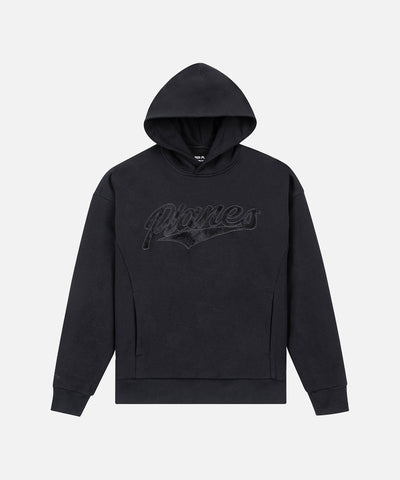 Planes Script Fur Oversized Hoodie