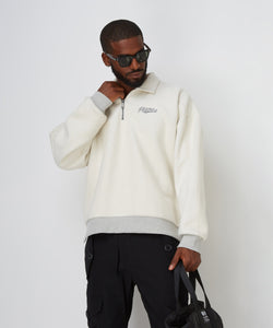 Reverse Fleece Half Zip Pullover