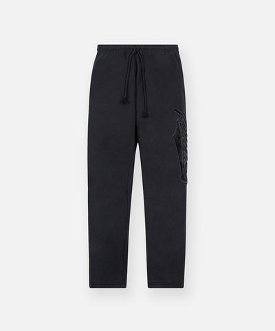 Planes Script Fur Relaxed Sweatpant