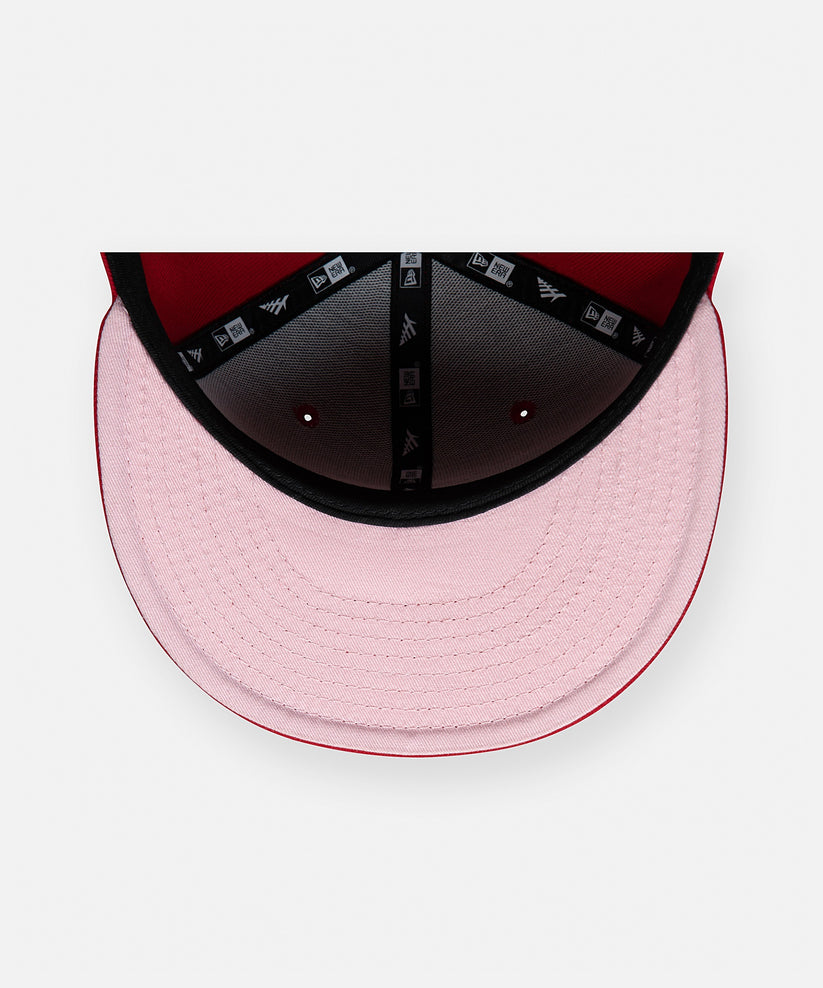 Crimson Crown (Pink Undervisor) 9FIFTY Snapback Hat