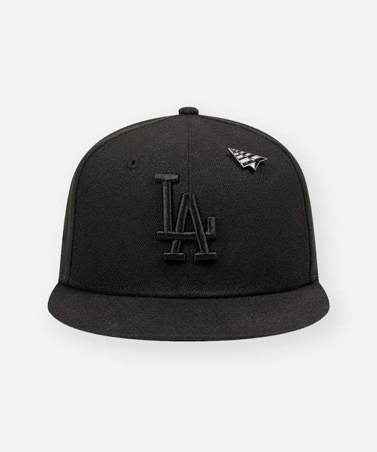 Los Angeles Dodgers x Paper Planes Blackout 59FIFTY Fitted Hat