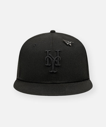 New York Mets x Paper Planes Blackout 59FIFTY Fitted Hat