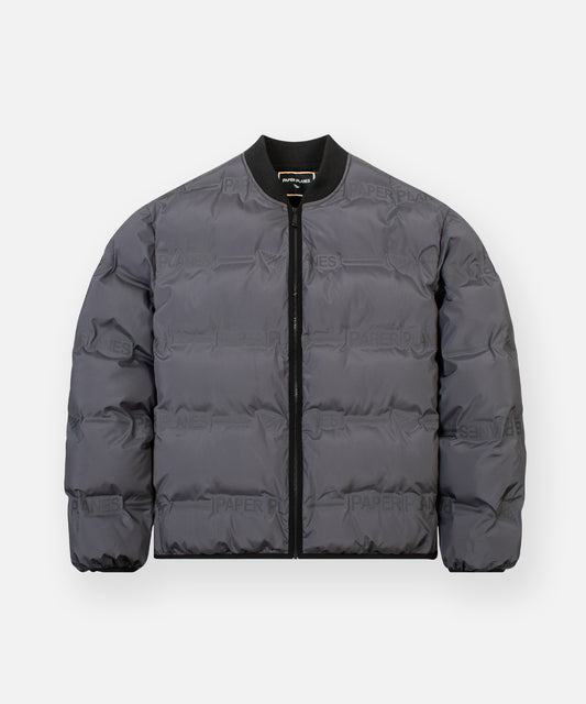 Embossed Puffer Jacket