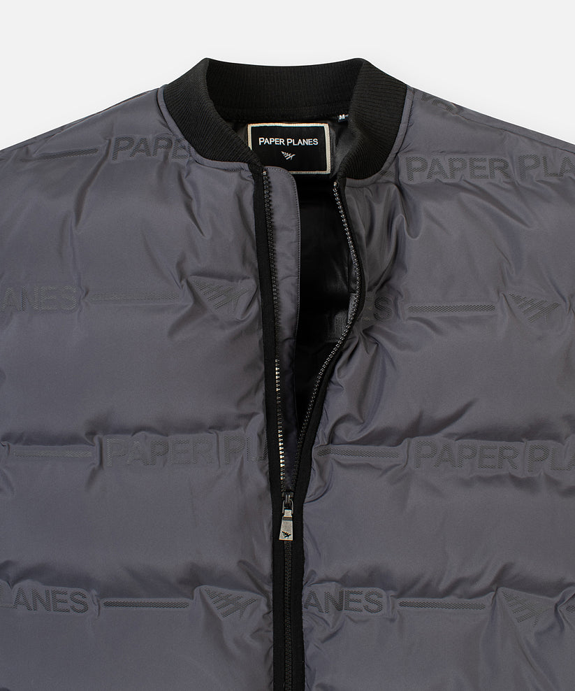 Embossed Puffer Jacket