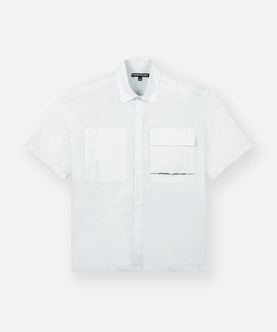 Boxy Button Down Woven Shirt