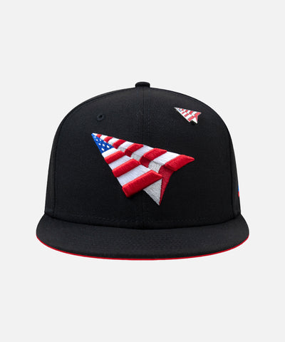 Black American Dream Crown Ultrasuede UV 9FIFTY Snapback Hat