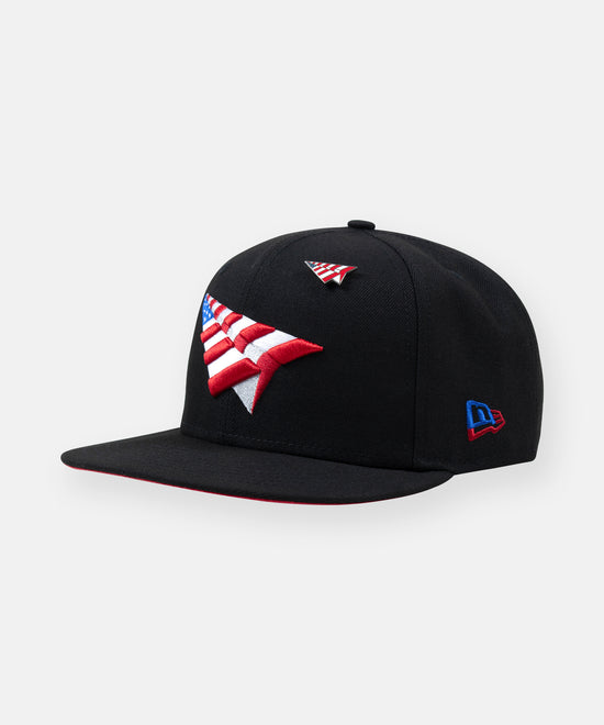 Black American Dream Crown Ultrasuede UV 9FIFTY Snapback Hat