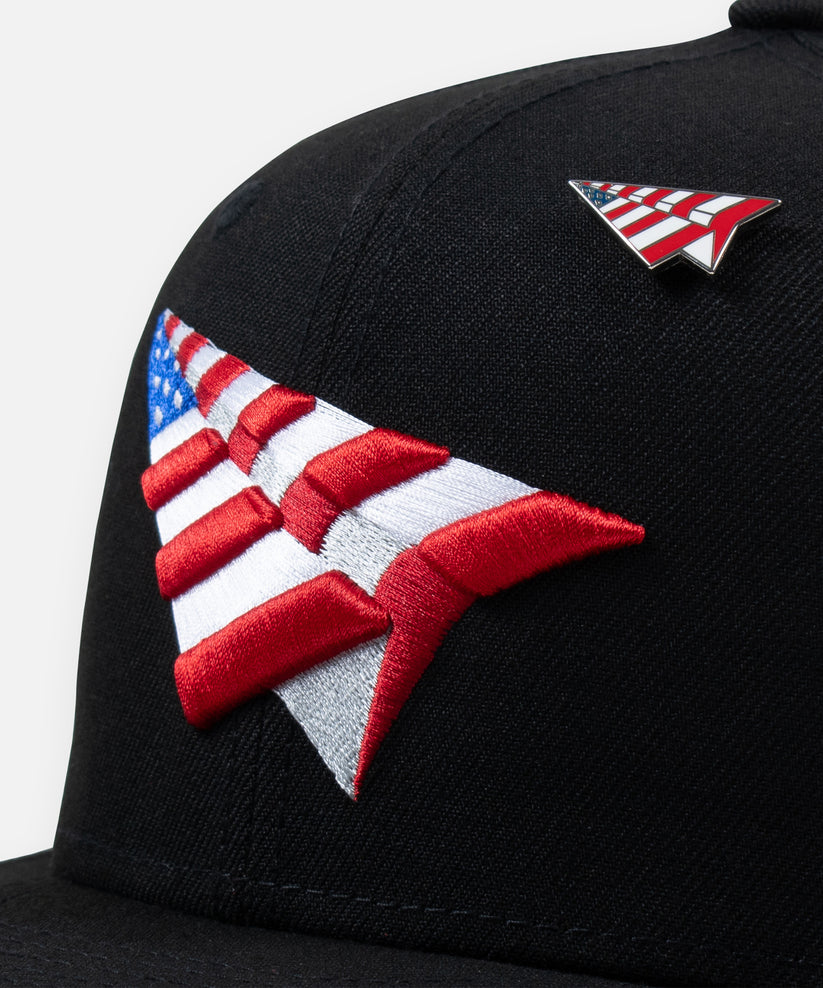 Black American Dream Crown Ultrasuede UV 9FIFTY Snapback Hat