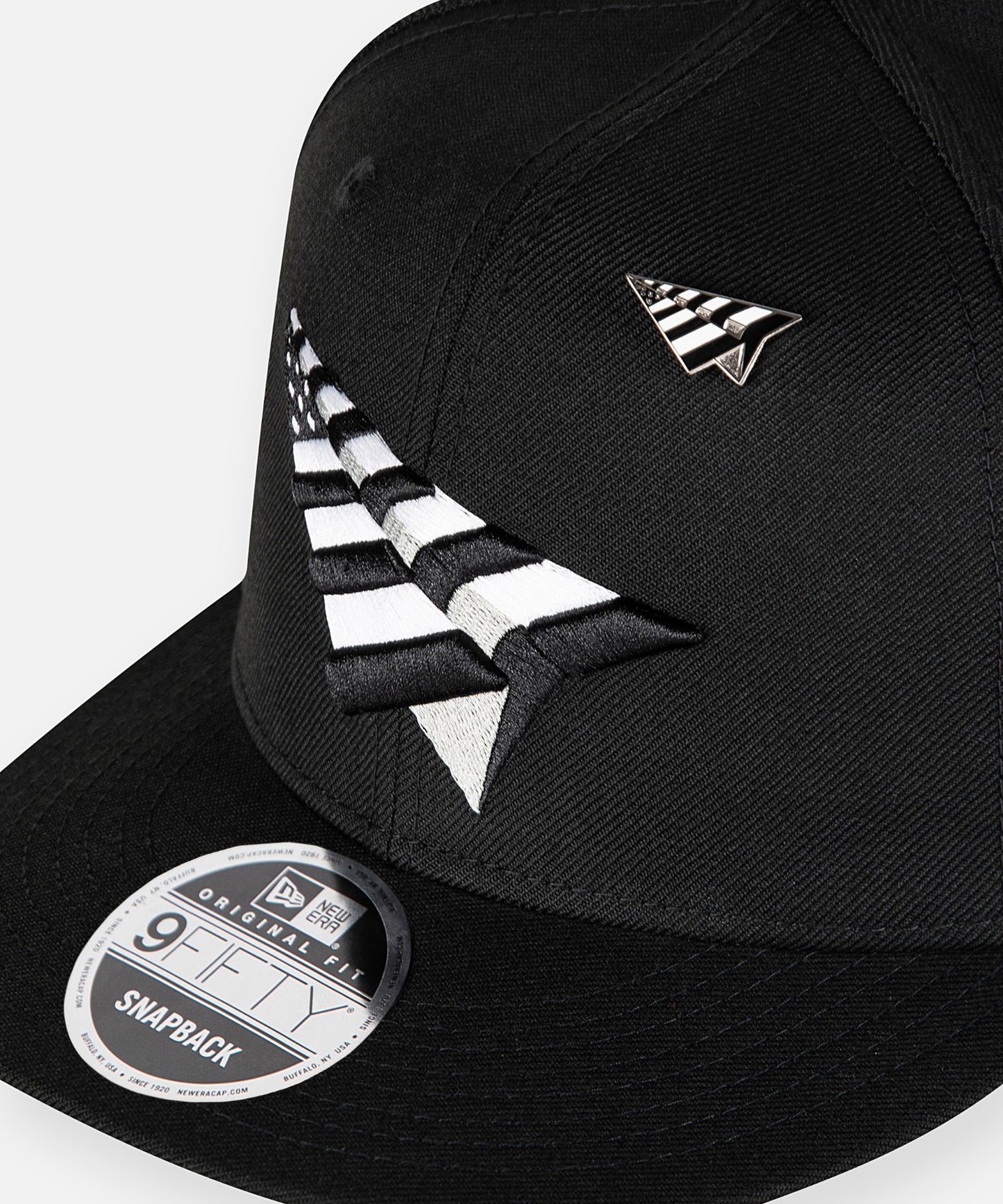 The Original Crown Old School Snapback Hat with Black Undervisor