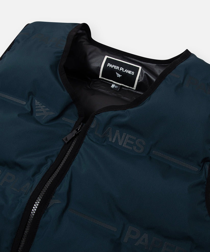 Embossed Puffer Vest