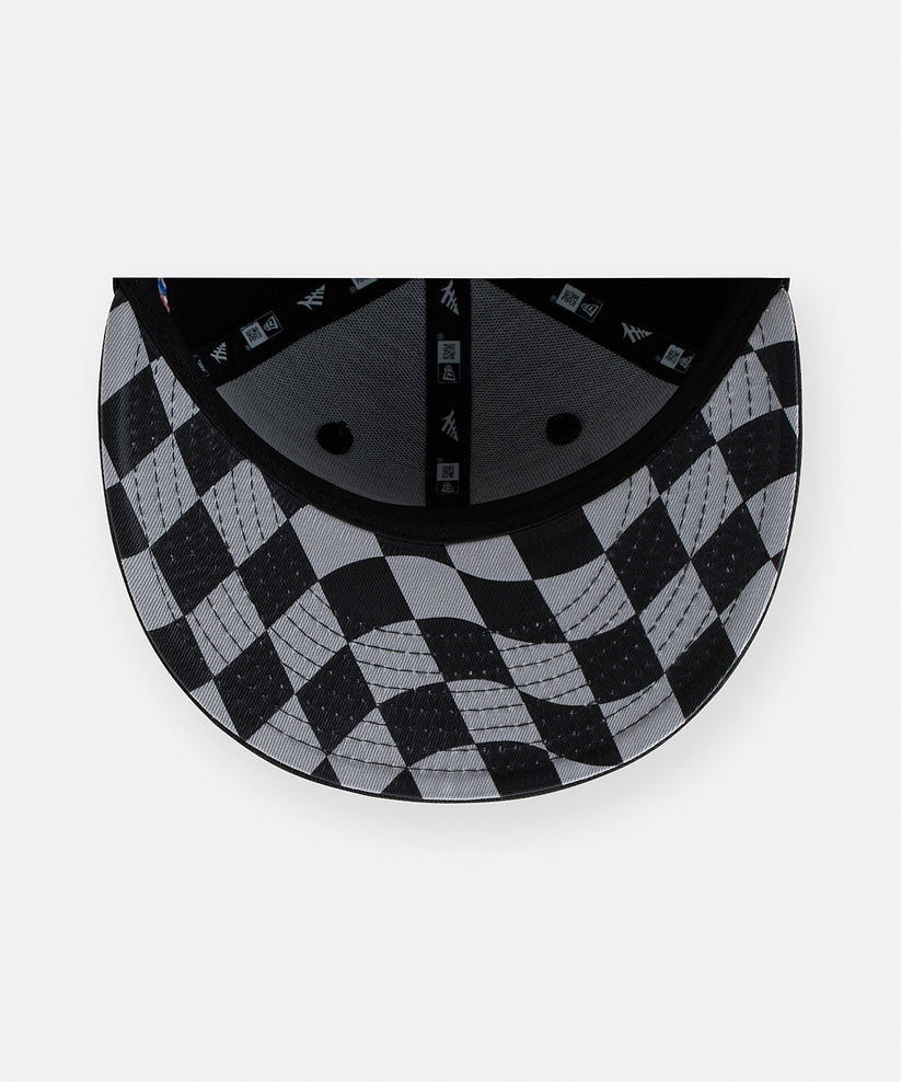 Rajah Caruth Snapback W/ Checker Flag Undervisor