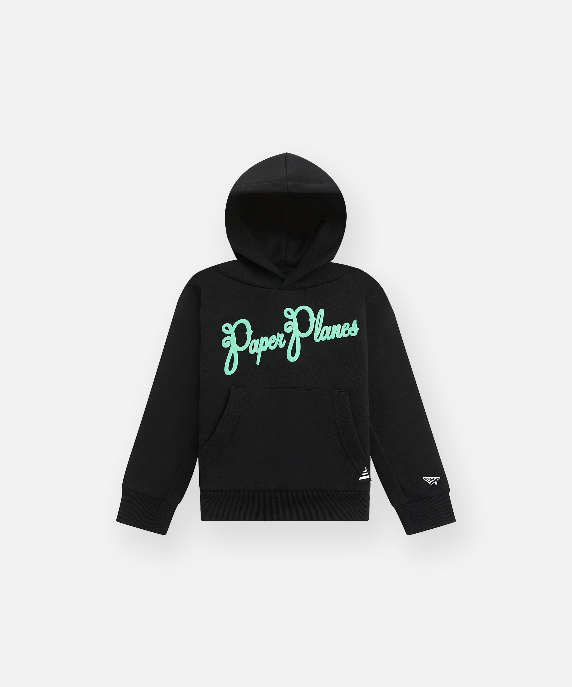 Toddler Script Logo Puff Print Hoodie Paper Planes