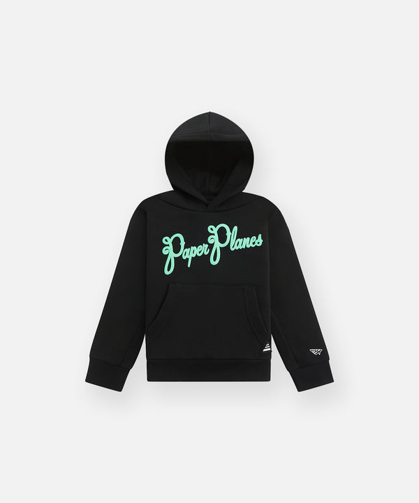 Toddler Script Logo Puff Print Hoodie