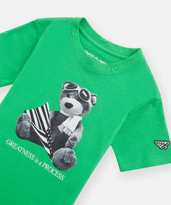 Toddler aviator bear tee