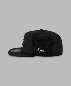 Perforated Black "On The Run II" High Crown 9Fifty Snapback Hat