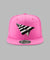 Pink Perforated "On The Run II" High Crown Hat