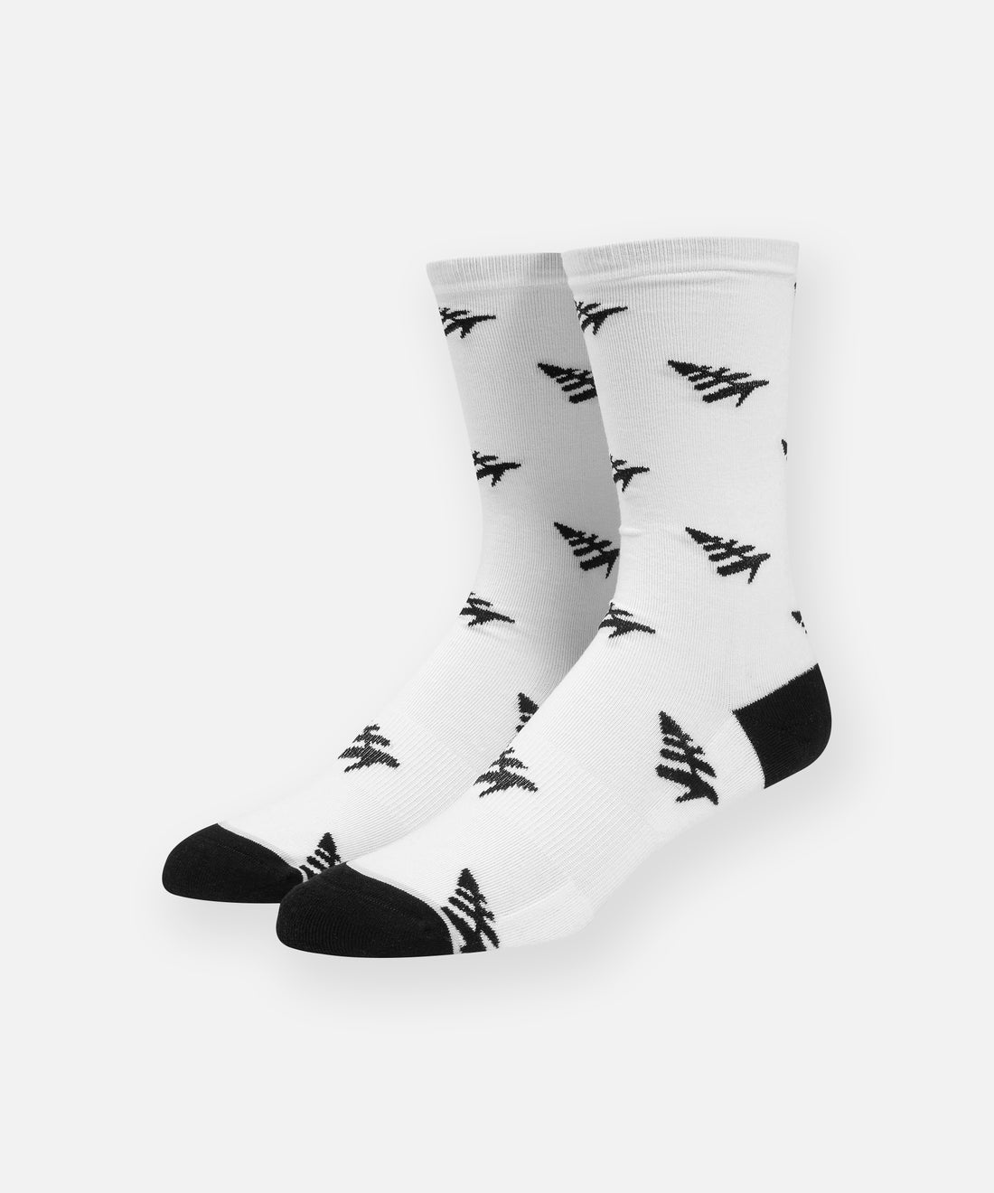 CUSTOM_ALT_TEXT: Paper Planes Armada Crew Sock, color White.