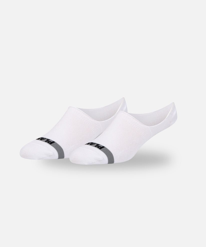 CUSTOM_ALT_TEXT: Paper Planes  No Show Socks color White.