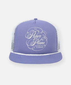 Paper Planes Script Trucker Hat