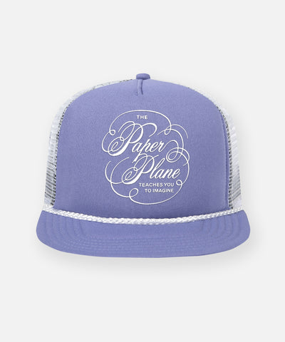 Paper Planes Script Trucker Hat