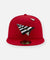 Crimson Crown Fitted Hat