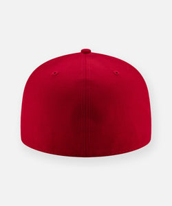 Crimson Crown Fitted Hat